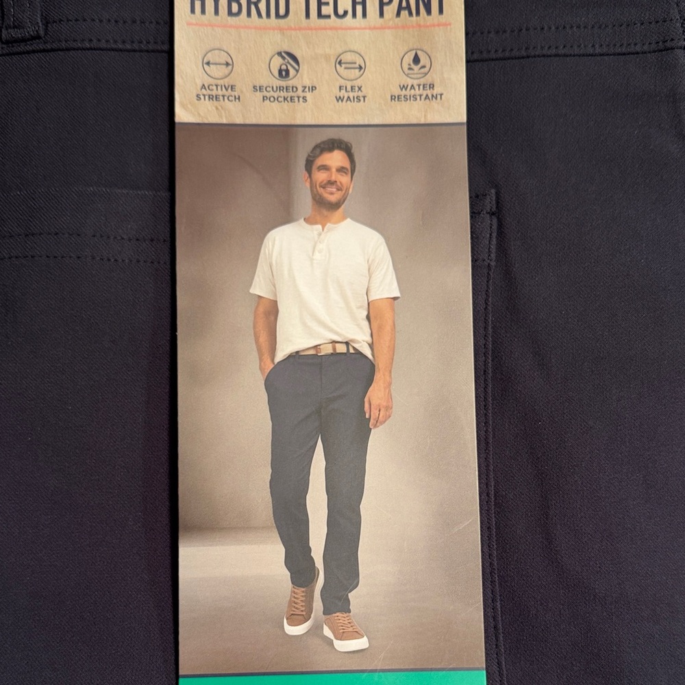 NWT Hybrid Tech Men's Navy Chinos